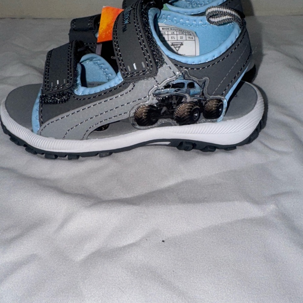 Monster Jam Megalodon boys sandals